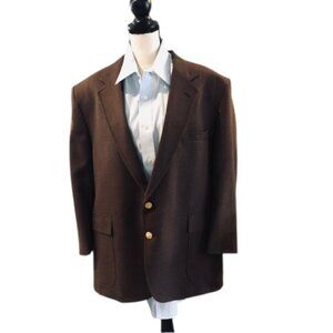 Emile Duval Men's Brown Sports Coat Blazer Size 46S